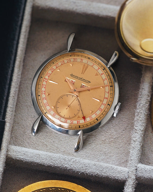 1940s Jaeger-LeCoultre Copper-Salmon Dial | Triple Calendar | Ref