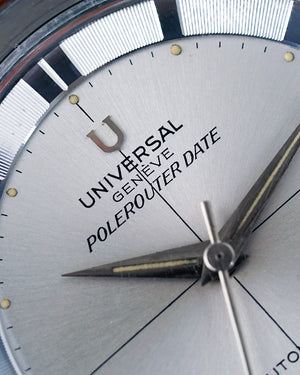 1964 Universal Genève Polerouter Date | Microtor | Ref.869106-01 | Crosshair Dial | Big Crown