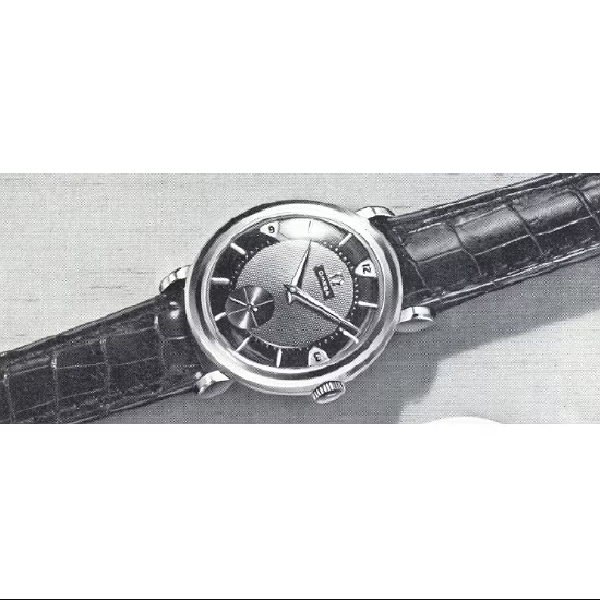 *RARE* 1954 Omega Black Honeycomb Dial | Possibly Unique Piece | Ref. OT 14331 | 18Kt Pink Gold | No-Lume | De Luxe, With Hand‑Riveted Gold Markers