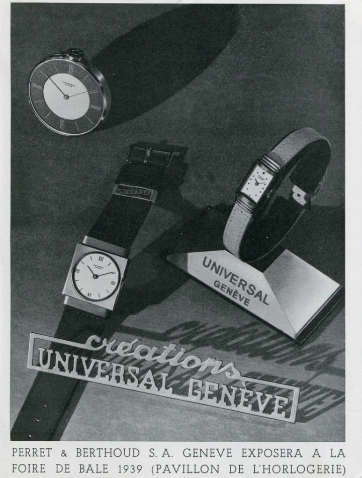 *RARE* 1940s Berthoud Geneve ¨Universal Genève¨ Pocket Chronograph | Multi-Scale GLOSSY GILT Snail Dial |  Ref. 5610 | Caliber 385