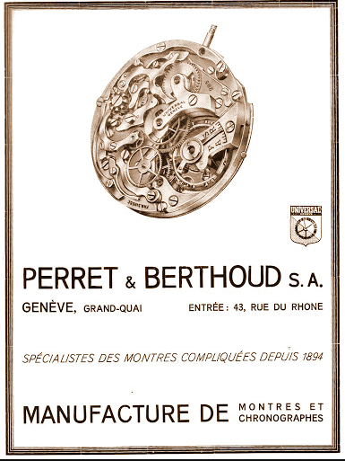 *RARE* 1940s Berthoud Geneve ¨Universal Genève¨ Pocket Chronograph | Multi-Scale GLOSSY GILT Snail Dial |  Ref. 5610 | Caliber 385