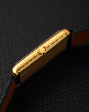 1960s Vacheron Constantin “Tank” | Ref. 33201 | 18Kt Yellow Gold | Original Strap, Buckle and New Strap