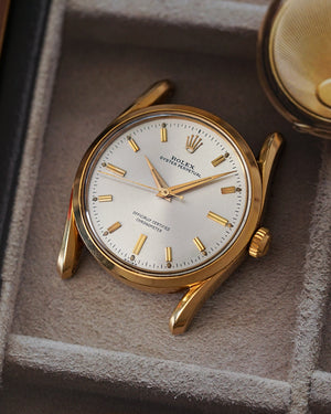 *MINT* 1958 Rolex Bombé Oyster Perpetual  | 18Kt Yellow Gold | Ref. 6590