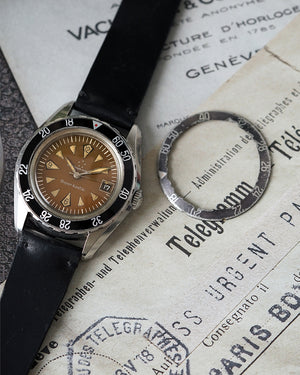 1960s Eterna-Matic Super-Kontiki |  Glossy Caramel Tropical | Ref. 130PTX/1 | Jumbo 40mm | With Box + OEM Bezel