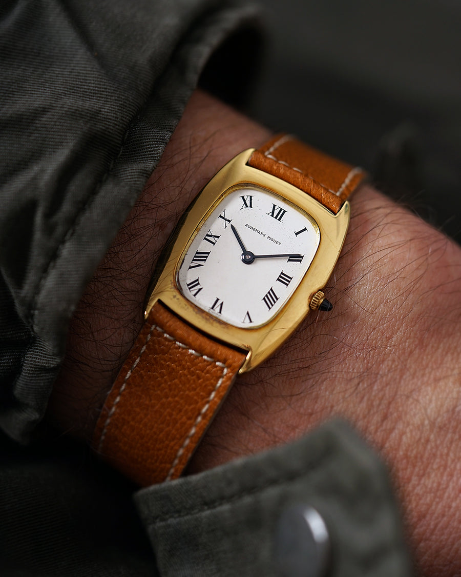 1970s Audemars Piguet Tonneau | Extra Plate -Ultra Thin | Ref. 5233 | 18kt Yellow Gold