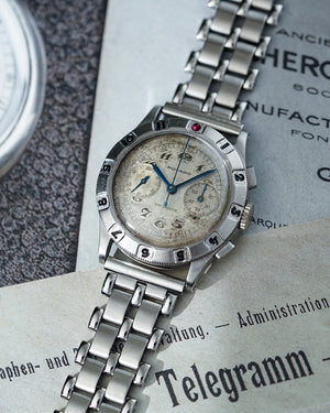 *VERY RARE* 1930s Movado Tempograf | Applied Breguet Numbers | Ref. 19006  Cal. M90