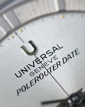 1964 Universal Genève Polerouter Date | Microtor | Big Crown | Cross-Hair Dial | Ref.204612-1