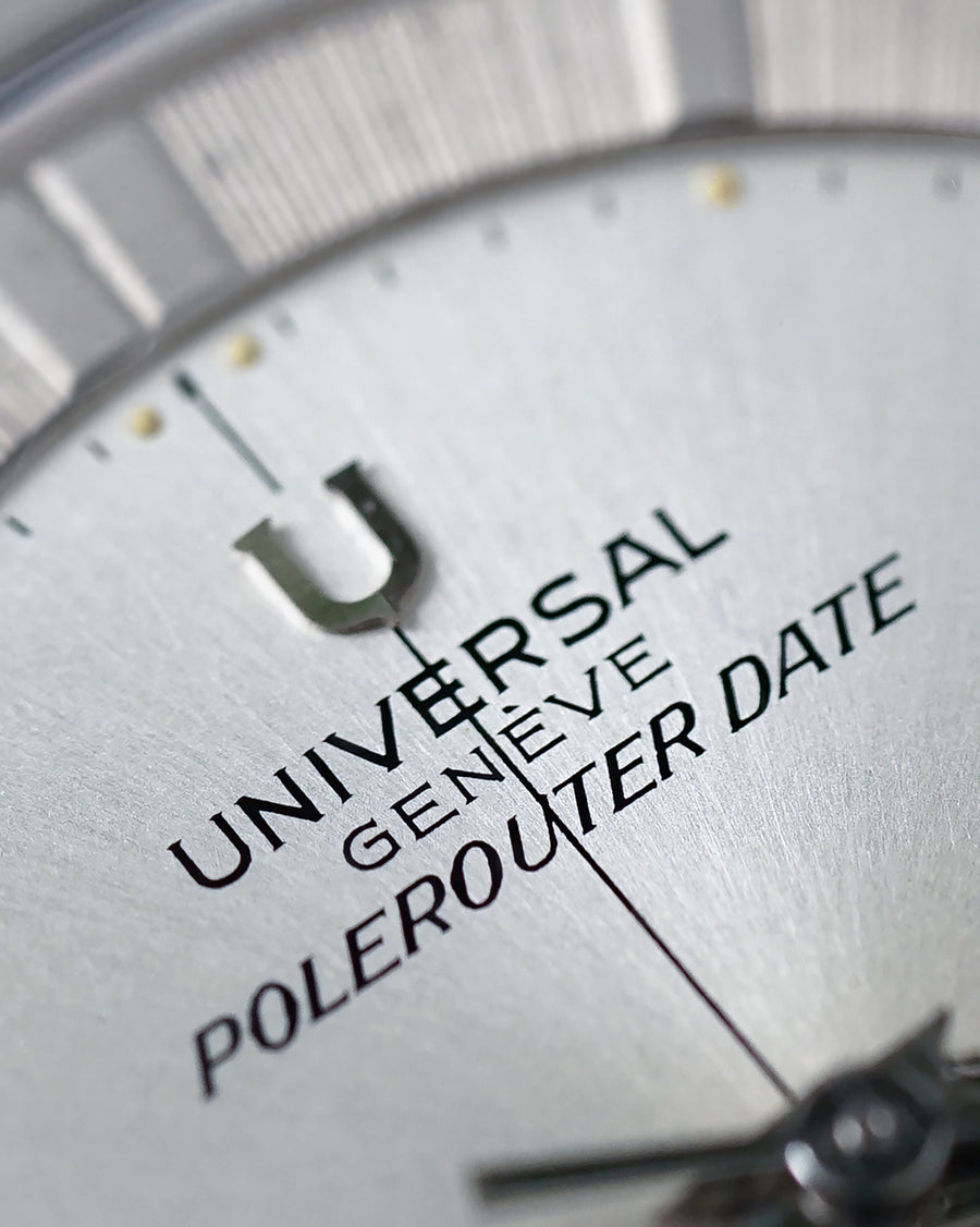 1964 Universal Genève Polerouter Date | Microtor | Big Crown | Cross-Hair Dial | Ref.204612-1