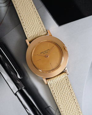 1958 Patek Philippe Disco Volante | Pink On Pink | Ref. 2594 | 18kt Rose Gold