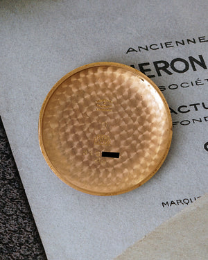 *RARE* 1940s Vacheron Constantin Cornes de Vache | Jumbo 37.5mm | 18Kr Pink Gold | Hard Enamel Dial