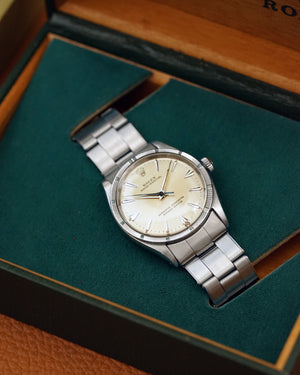 1960 Rolex Oyster Perpetual Ref. 1007 | Rare Arrowhead Indexes | With Box