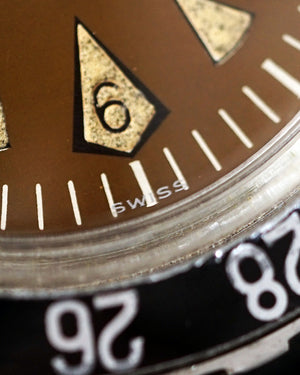 1960s Eterna-Matic Super-Kontiki |  Glossy Caramel Tropical | Ref. 130PTX/1 | Jumbo 40mm | With Box + OEM Bezel
