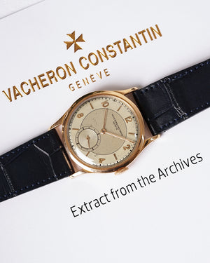 1942 Vacheron Constantin “Calatrava Style” | Ref. 4073 | 18Kt Pink Gold | 32.8mm | Extract From Archives