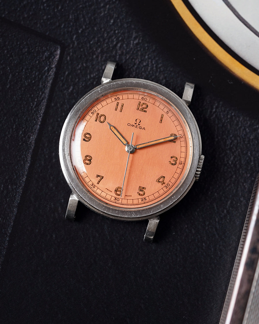 RARE* 1938 Omega Medicus Pink-Salmon Dial | Fagiolino | Ref. CK 2015 | Caliber 23.4SC | 35mm