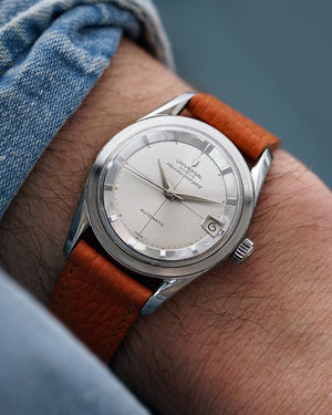 1964 Universal Genève Polerouter Date | Microtor | Ref.869106-01 | Crosshair Dial | Big Crown