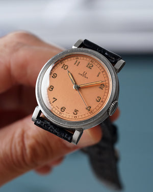 RARE* 1938 Omega Medicus Pink-Salmon Dial | Fagiolino | Ref. CK 2015 | Caliber 23.4SC | 35mm