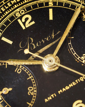 1940s Bovet Gilt Chronograph | Valjoux 22 | Anti-Magnetique | 36mm