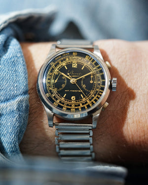 1940s Bovet Gilt Chronograph | Valjoux 22 | Anti-Magnetique | 36mm