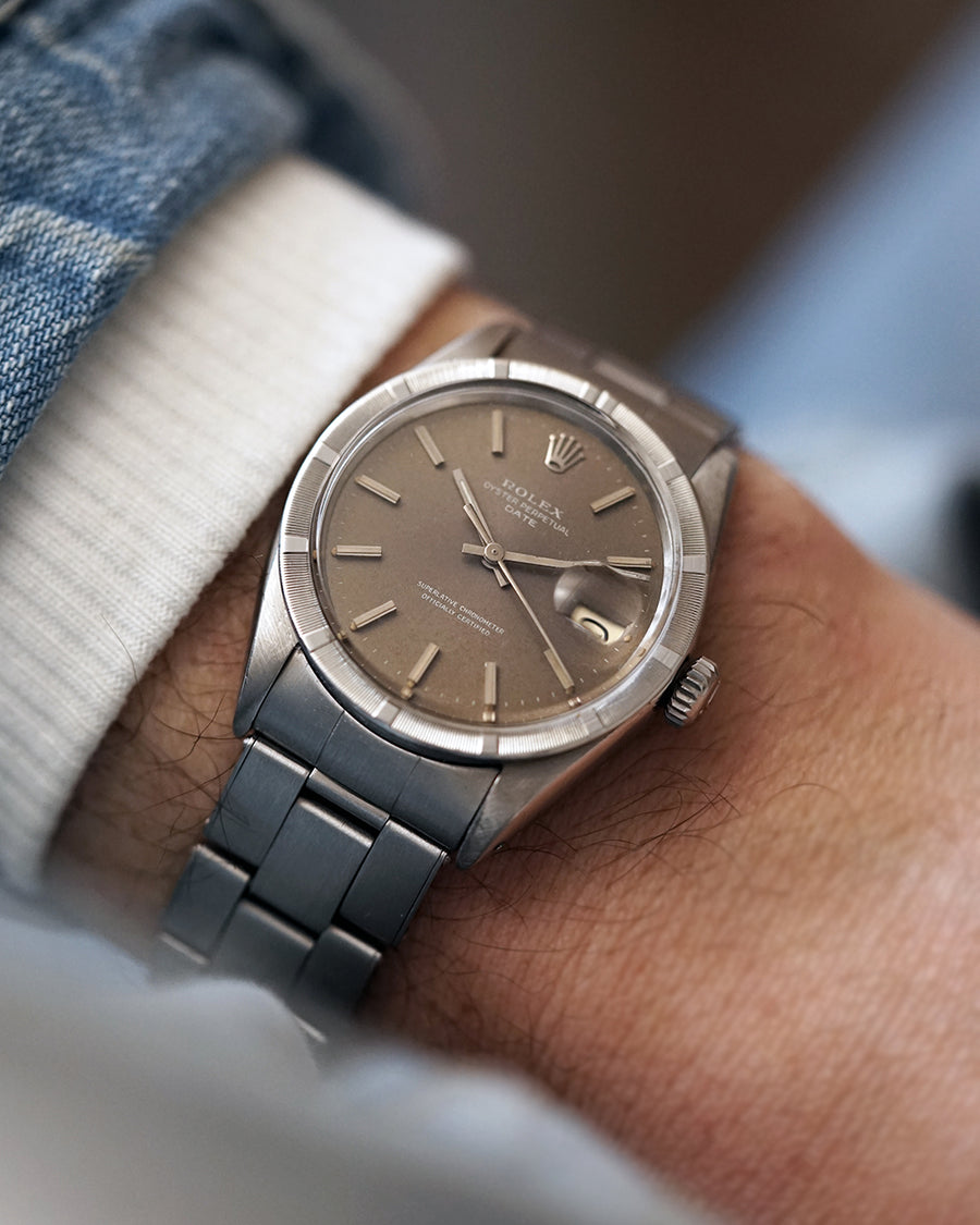 1966 Rolex Oyster Perpetual Taupe-Tropical Dial | Ref. 1501 | Bracelet 7205