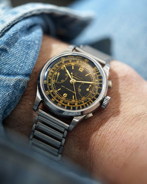 1940s Bovet Gilt Chronograph | Valjoux 22 | Anti-Magnetique | 36mm