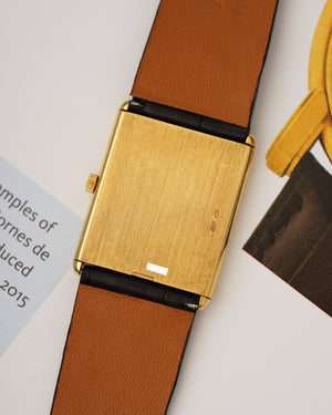1960s Vacheron Constantin “Tank” | Ref. 33201 | 18Kt Yellow Gold | Original Strap, Buckle and New Strap