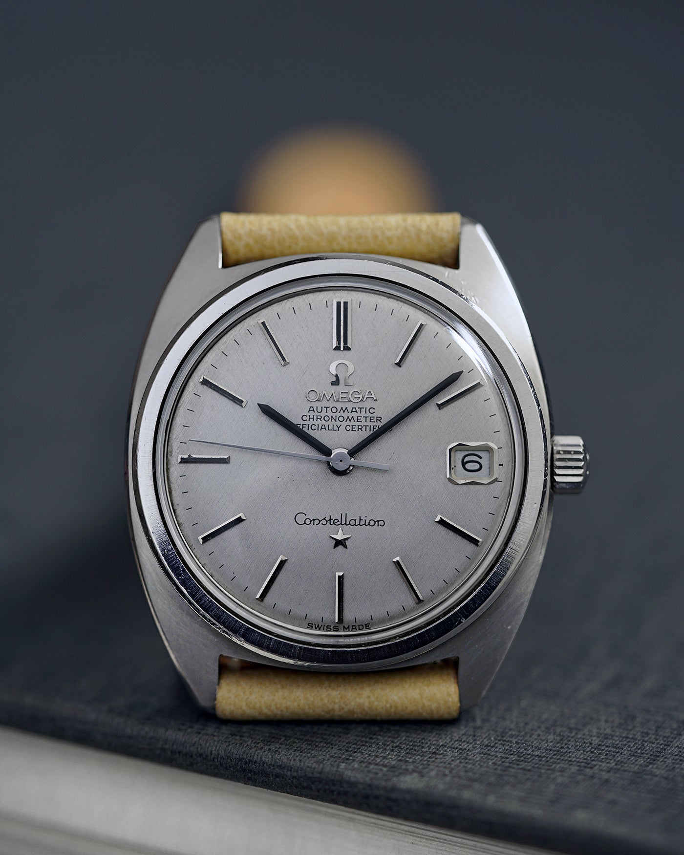 1968 Omega Constellation C-Shape | Rare "Frosty" Grey Dial | Ref. SP 168.017 |  No-Lume Dial