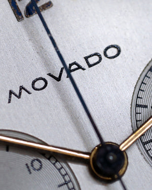 *MINT* 1940s Movado Chronograph  | Stepped Case | Ref. 19033 | 37mm | Cal. M90