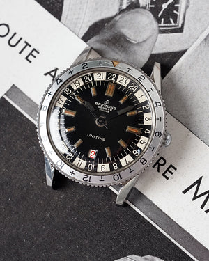 *VERY RARE* 1950s Breitling Unitime |  | Ref. 2610 | GMT-24 | Unpolished