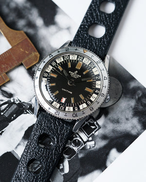 *VERY RARE* 1950s Breitling Unitime |  | Ref. 2610 | GMT-24 | Unpolished