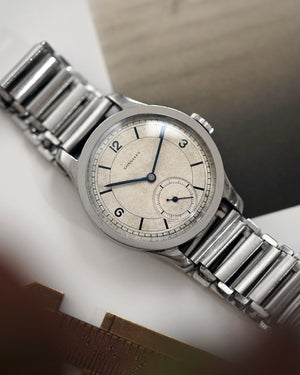1938 Longines 'Sector Dial' | Flat Bezel | Ref.2326| Cal. 1268z | Gay Frères Bamboo Bracelet | Extract From Archives