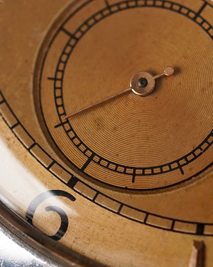 1940s Jaeger-LeCoultre Teardrop Lugs | Salmon Dial | Large 35mm Stainless Steel