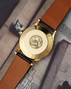 1954 Omega Constellation Honeycomb Dial |  Ref. 2648 SC | 18Kt Yellow Gold | No-Lume | Rare Arrow-head Markers