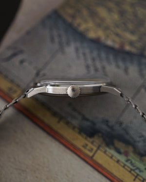 NOS* 1944 Longines Peach-Salmon Dial | Faceted Lugs | Ref.4730 | Cal. 23M | Gay Frères Bamboo Bracelet | Extract From Archives and Box