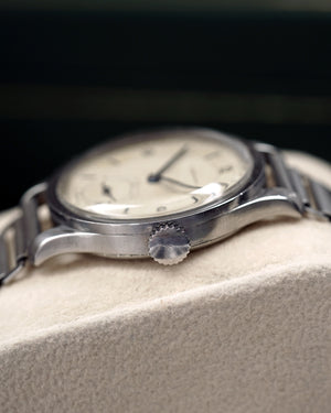 1938 Longines 'Sector Dial' | Flat Bezel | Ref.2326| Cal. 1268z | Gay Frères Bamboo Bracelet | Extract From Archives