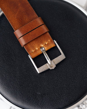 1959 Tropical Universal Genève Polerouter | Gilt Glossy Caramel Black Dial | Ref.204610-2 | With Buckle