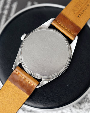 1959 Tropical Universal Genève Polerouter | Gilt Glossy Caramel Black Dial | Ref.204610-2 | With Buckle