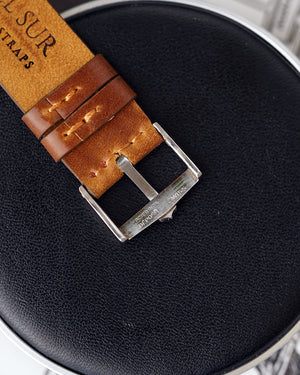 1959 Tropical Universal Genève Polerouter | Gilt Glossy Caramel Black Dial | Ref.204610-2 | With Buckle