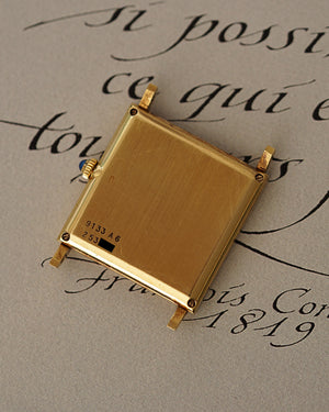 *NEAR MINT* 1970s Piaget in Bark 18k Yellow Gold | With Buckle | Ref.9133 A6 | Cal. 9P1