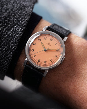 RARE* 1938 Omega Medicus Pink-Salmon Dial | Fagiolino | Ref. CK 2015 | Caliber 23.4SC | 35mm