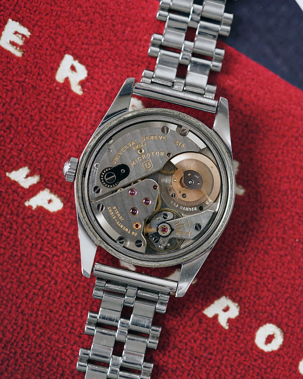 SOLD - Universal Genève Polerouter Microrotor - Tropical dial SOLD - Universal Genève Polerouter Microrotor - Tropical dial