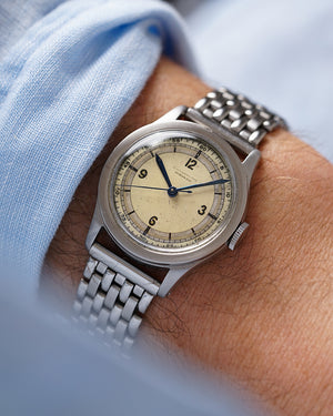 1930s Movado Chronomètre Three-Tone Sector Dial | Flat Bezel  | Ref. 12726  | Cal.75