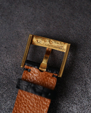 *NEAR MINT* 1970s Piaget in Bark 18k Yellow Gold | With Buckle | Ref.9133 A6 | Cal. 9P1