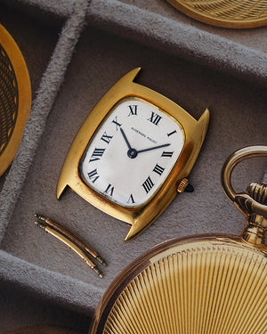 1970s Audemars Piguet Tonneau | Extra Plate -Ultra Thin | Ref. 5233 | 18kt Yellow Gold