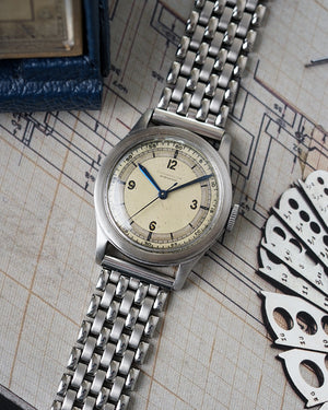 1930s Movado Chronomètre Three-Tone Sector Dial | Flat Bezel  | Ref. 12726  | Cal.75