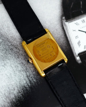 1970s Must de Cartier Tank | Mécanique | Spider-Dial | 18kr Vermeil