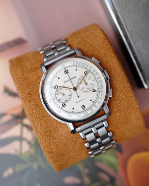 *MINT* 1940s Movado Chronograph  | Stepped Case | Ref. 19033 | 37mm | Cal. M90