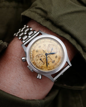 1940s Movado 565 "Tasti Tondi" Chronograph | Breguet + Pulsations Dial | Ref. 19008 | 35mm | Cal. M90