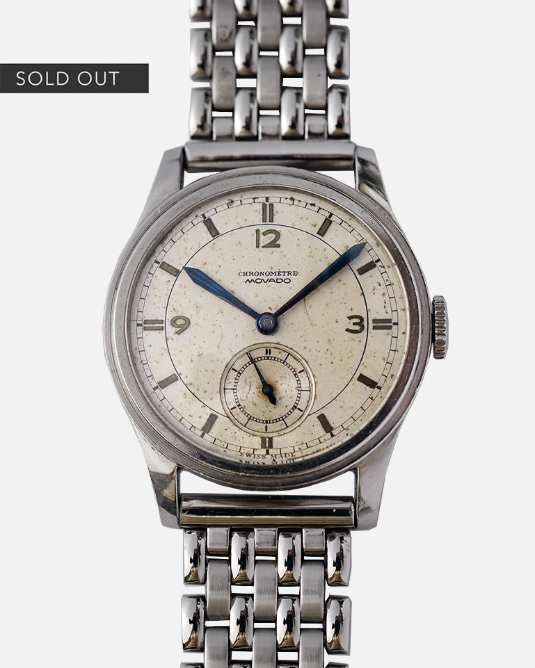 1930s Movado Chronomètre Sector Dial | Cataltrava Stryle | Stepped Bezel  | Ref. 12790 | Cal.75