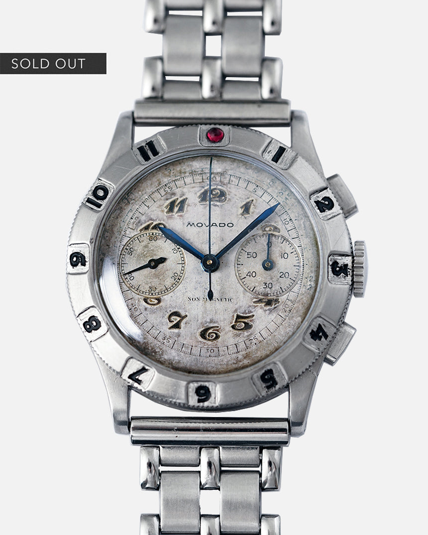 *VERY RARE* 1930s Movado Tempograf | Applied Breguet Numbers | Ref. 19006  Cal. M90