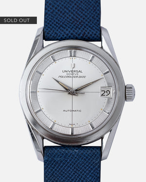 1964 Universal Genève Polerouter Date | Microtor | Big Crown | Cross-Hair Dial | Ref.204612-1